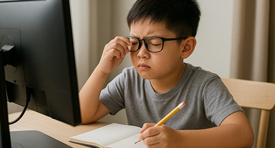 【防止小小年紀就近視加深】藍光博士電視保護鏡，給孩子一個健康的學習環境